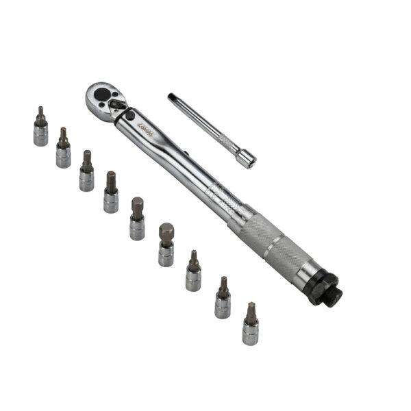 Lampa ΔΥΝΑΜΟΚΛΕΙΔΟ/ΡΟΠΟΚΛΕΙΔΟ TORQUE (ΤΟΡΞ) 1/4'' 5>25Nm 28cm CRV ΜΕ 9 ΜΥΤΕΣ & ΠΡΟΕΚΤΑΣΗ ΜΗΚΟΥΣ 10cm LAMPA - 1 Τεμ.
