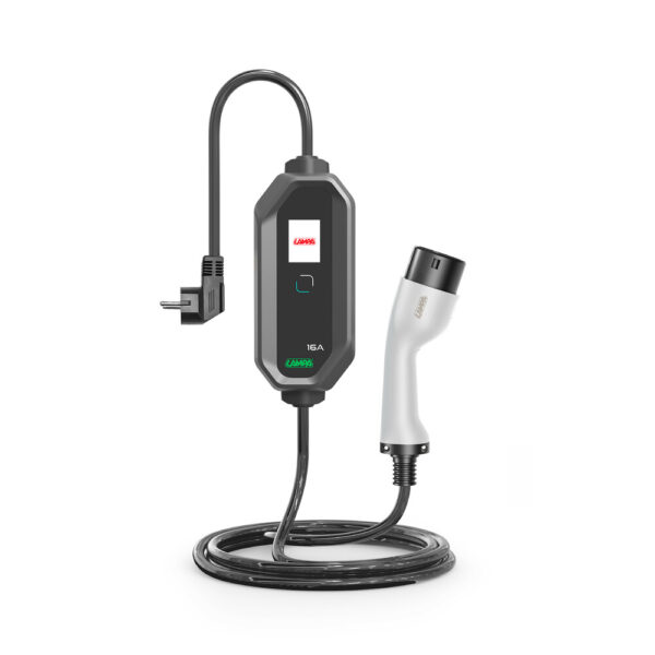 Lampa ΦΟΡΤΙΣΤΗΣ ΗΛΕΚΤΡΙΚΩΝ ΑΥΤΟΚΙΝΗΤΩΝ TYPE 2 CHARGING STATION ΜΕ ΟΙΚΙΑΚΗ ΠΡΙΖΑ 230V & ΚΑΛΩΔΙΟ 5m LAMPA - 1 ΤΕΜ. - Image 2
