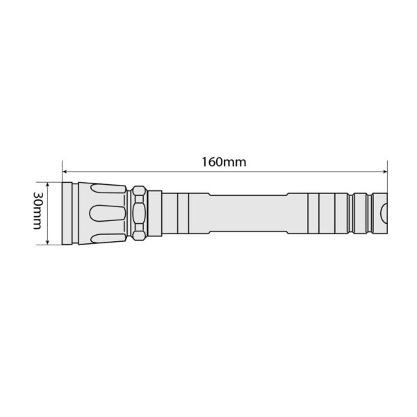 Lampa ΦΑΚΟΣ PATROL-LED SLIM 160mm - Image 2
