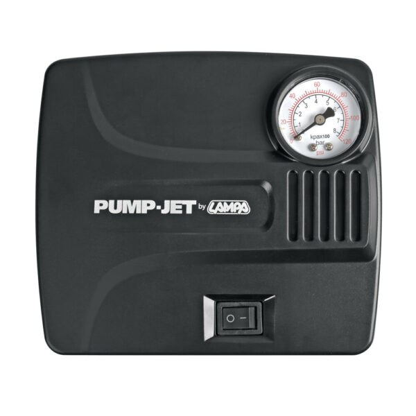 Lampa ΚΟΜΠΡΕΣΕΡ ΑΕΡΑ ΕΛΑΣΤΙΚΩΝ 12V 450ml ΜΕ ΥΓΡΟ ΕΠΙΣΚΕΥΗΣ 450ml ΜΑΝΟΜΕΤΡΟ ΚΑΙ ΜΕΤΡΗΤΗ ΠΙΕΣΗΣ (ΧΡΟΝΟΣ 7min) - Image 2