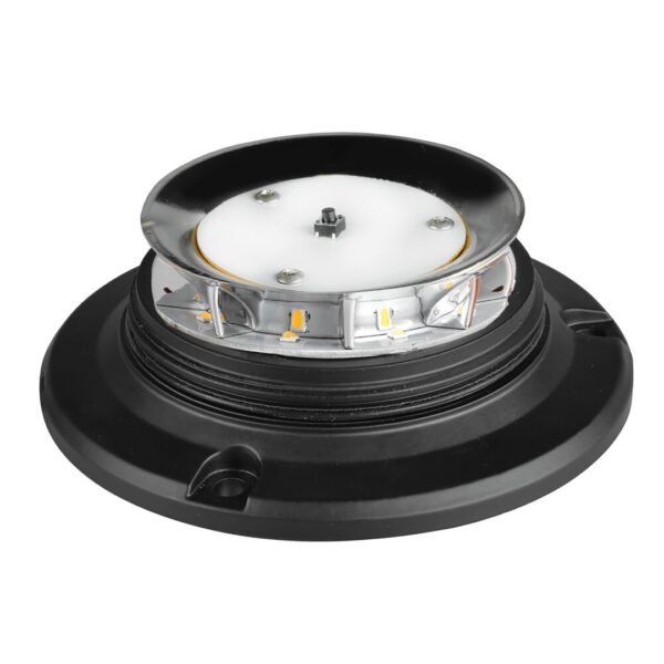 Lampa ΦΑΡΟΣ ΠΕΡΙΣΤΡΕΦΟΜΕΝΟΣ ΜΕ ΙΣΙΑ ΒΑΣΗ 8LED RL-14 9-32V 3 ΛΕΙΤΟΥΡΓΙΩΝ ΒΙΔΩΤΟΣ ΠΟΡΤΟΚΑΛΙ 110x75mm - Image 2