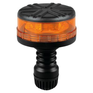 Lampa ΦΑΡΟΣ ΠΕΡΙΣΤΡΕΦΟΜΕΝΟΣ 8LED RL-15 9-32V 3 ΛΕΙΤΟΥΡΓΙΩΝ ΒΙΔΩΤΟΣ ΕΛΑΣΤΙΚΟΣ ΠΟΡΤΟΚΑΛΙ 145x105mm