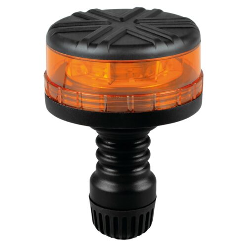 Lampa ΦΑΡΟΣ ΠΕΡΙΣΤΡΕΦΟΜΕΝΟΣ 8LED RL-15 9-32V 3 ΛΕΙΤΟΥΡΓΙΩΝ ΒΙΔΩΤΟΣ ΕΛΑΣΤΙΚΟΣ ΠΟΡΤΟΚΑΛΙ 145x105mm