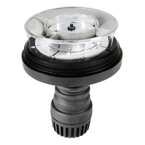 Lampa ΦΑΡΟΣ ΠΕΡΙΣΤΡΕΦΟΜΕΝΟΣ 8LED RL-15 9-32V 3 ΛΕΙΤΟΥΡΓΙΩΝ ΒΙΔΩΤΟΣ ΕΛΑΣΤΙΚΟΣ ΠΟΡΤΟΚΑΛΙ 145x105mm - Image 2