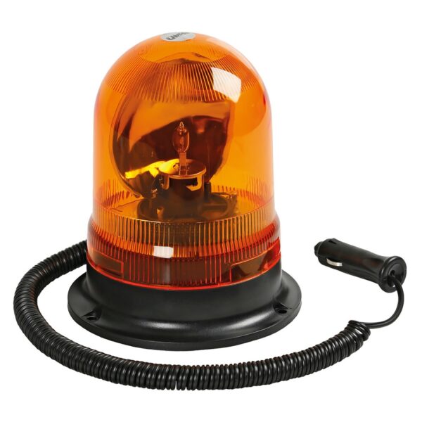Lampa ΦΑΡΟΣ ΜΑΓΝΗΤΙΚΟΣ ME ΒΕΝΤΟΥΖΑ ΠΕΡΙΣΤΡΕΦΟΜΕΝΟΣ RH-5 ΑΛΟΓΟΝΟΥ 24V H3 55W ΠΟΡΤΟΚΑΛΙ ΜΕ ΦΙΣ ΑΝΑΠΤΗΡΑ 2m LAMPA - 1 ΤΕΜ.