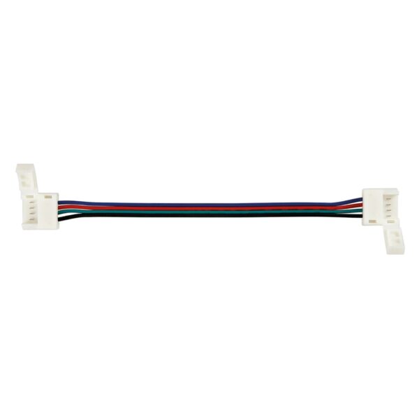 Lampa ΑΝΤΑΛΛΑΚΤΙΚΗ ΦΙΣΑ CONNECT-2 ΜΕ 4 PIN ΓΙΑ ΤΑΙΝΙΑ LED RGB 16cm 3 ΤΕΜ. - Image 2