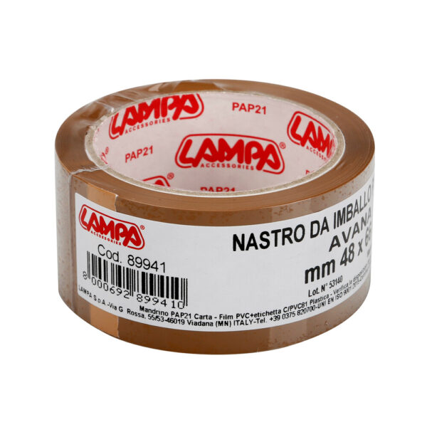 Lampa ΤΑΙΝΙΑ ΣΥΣΚΕΥΑΣΙΑΣ ΚΑΦΕ ΑΥΤΟΚΟΛΛΗΤΗ ΓΙΑ ΑΜΠΑΛΑΖ 48mmX66m LAMPA - 1 ΤΕΜ. - Image 2
