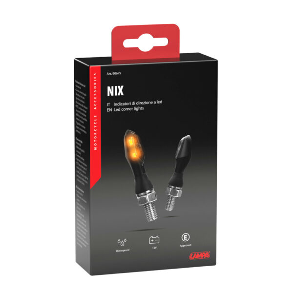 Lampa ΦΛΑΣ MOTO NIX 12V LED SMD 42x13mm ΜΑΥΡΟ LAMPA - 2 τεμ. - Image 3