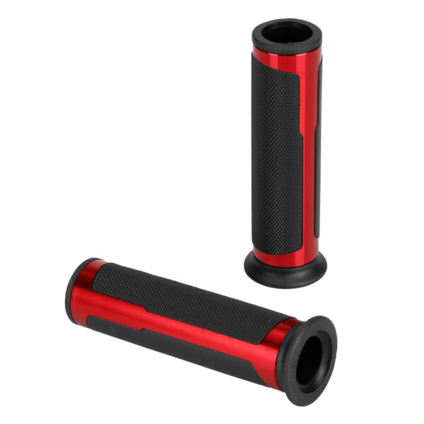 Lampa ΧΕΡΟΥΛΙΑ MOTO STYLE GRIP ΜΑΥΡΟ/ΚΟΚΚΙΝΟ ΧΡΩΜΑ 22mm+25mm 12cm LAMPA - 2 τεμ.