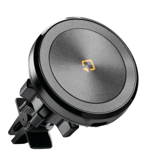 Optiline Μαγνητική Βάση Στήριξης Κινητού Mag Wireless Airvent της σειράς Optiline για Ίσιους Αεραγωγούς Αυτοκινήτου με δυνατότητα ασύρματης φόρτισης Max Power 15W, 15 μαγνήτες και 2 αυτοκόλλητα, μεταλλικά δακτυλίδια
