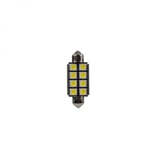 M-Tech ΛΑΜΠΑΚΙΑ ΠΛΑΦΟΝΙΕΡΑΣ C5W 24V 0,24W SV8,5 41mm LED CAN-BUS 8xSMD505 ΛΕΥΚΟ 1ΤΕΜ. M-TECH