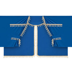 Lampa ΚΟΥΡΤΙΝΕΣ ΝΤΑΛΙΚΑΣ LUXURY PRO CABIN ΜΠΛΕ / ΧΡΥΣΟ ΣΕΤ LAMPA - 8 ΤΕΜ.