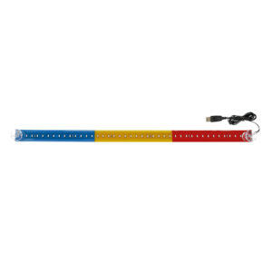 Lampa ΣΗΜΑΙΑ ΡΟΥΜΑΝΙΑΣ ΦΩΤΙΖΟΜΕΝΗ 42LED 60cm 24V ΜΕ ΒΕΝΤΟΥΖΑ & USB  ΜΕ ΚΑΛΩΔΙΟ 150cm LAMPA -  1 Τεμ.