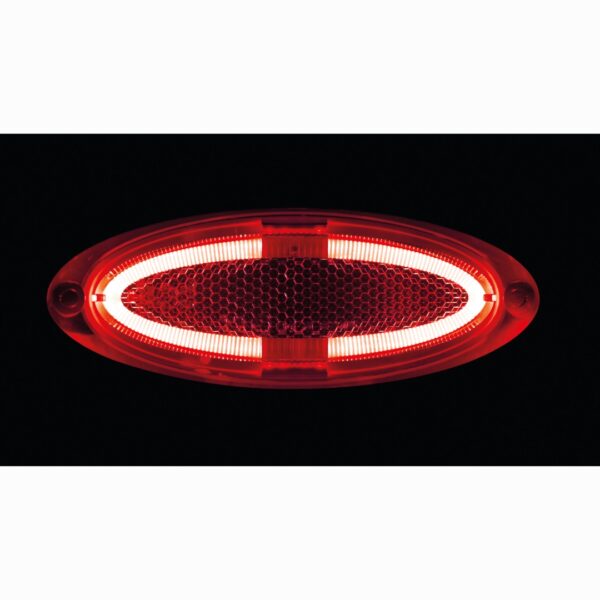 Lampa ΦΩΣ ΟΓΚΟΥ 4LED ΚΟΚΚΙΝΟ SMD 12/24V 124mm 1ΤΕΜ. - Image 2