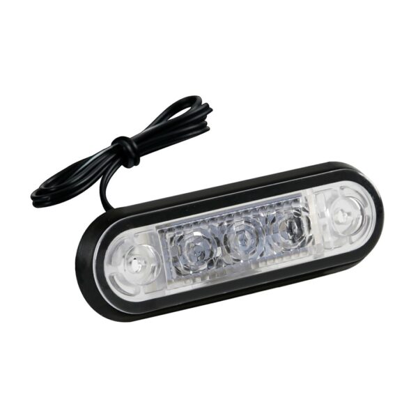 Lampa ΦΩΣ ΟΓΚΟΥ 3LED ΛΕΥΚΟ SMD 12/24V 85mm LAMPA - 20ΤΕΜ.