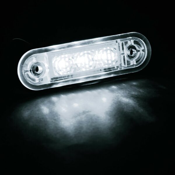 Lampa ΦΩΣ ΟΓΚΟΥ 3LED ΛΕΥΚΟ SMD 12/24V 85mm LAMPA - 20ΤΕΜ. - Image 2