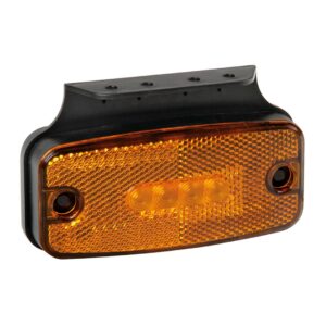 Lampa ΦΩΣ ΟΓΚΟΥ S19 4 LED ΠΟΡΤΟΚΑΛΙ 10/30V ΜΕ ΑΝΑΚΛΑΣΤΗΡΑ 114x54 mm 1ΤΕΜ.