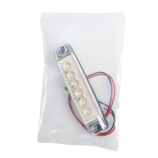 Lampa ΦΩΣ ΟΓΚΟΥ 6LED ΛΕΥΚΟ SMD 12/24V 96mm 20ΤΕΜ. - Image 3