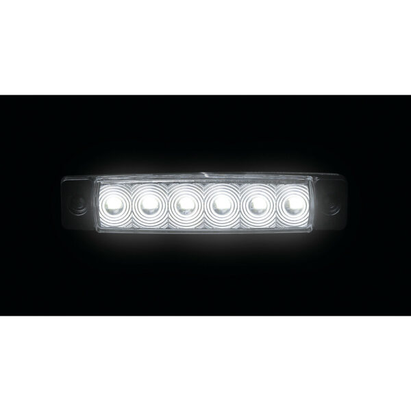 Lampa ΦΩΣ ΟΓΚΟΥ 9>32V 6 LED ΛΕΥΚΟ ΔΙΑΦΑΝΟ 95,6x19,8mm ΜΕ ΕΓΚΡΙΣΗ ΤΥΠΟΥ E148 LAMPA -  1 Τεμ. - Image 2