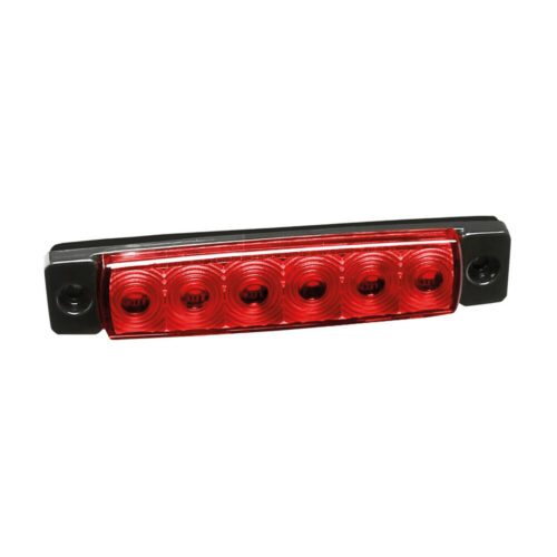 Lampa ΦΩΣ ΟΓΚΟΥ 9>32V 6 LED ΚΟΚΚΙΝΟ ΧΡΩΜΑ 95,6×19,8mm ΜΕ ΕΓΚΡΙΣΗ ΤΥΠΟΥ E148 LAMPA –  1 Τεμ.