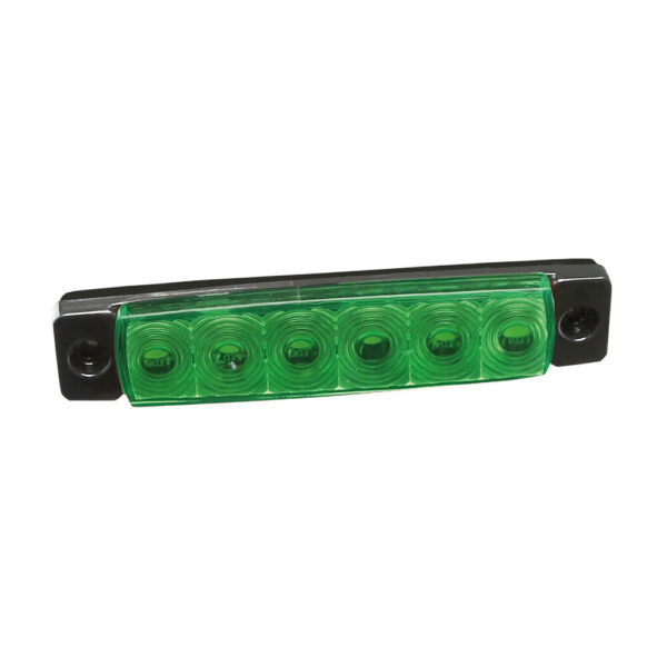 Lampa ΦΩΣ ΟΓΚΟΥ 9>32V 6 LED ΠΡΑΣΙΝΟ ΧΡΩΜΑ 95,6x19,8mm ΜΕ ΕΓΚΡΙΣΗ ΤΥΠΟΥ E148 LAMPA -  1 Τεμ.