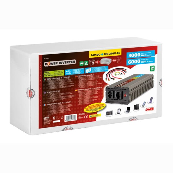 Lampa INVERTER 24V/220-240W max3000-peak6000W - Image 3