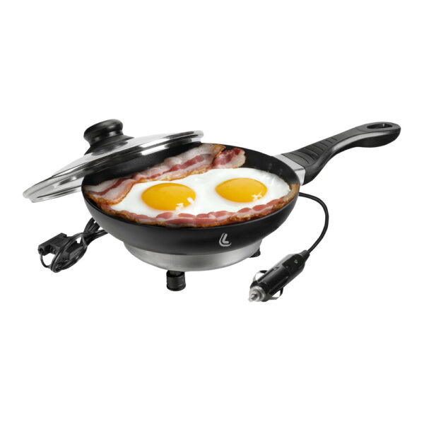Lampa ΤΗΓΑΝΙ ΗΛΕΚΤΡΙΚΟ ELECTRIC FRYING PAN 12V 180W 13A Φ20cm 360ml ΜΕ ΦΙΣ ΑΝΑΠΤΗΡΑ LAMPA - 1 ΤΕΜ. - Image 2