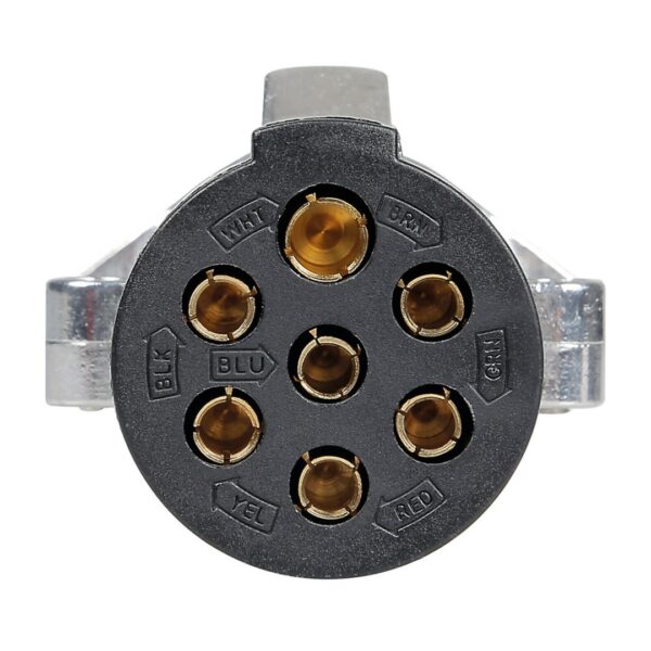 Lampa ΠΡΙΖΑ ΚΟΤΣΑΔΟΡΟΥ ΜΕΤΑΛΛΙΚΗ ΜΑΥΡΗ 24N 24V 7ΦΙΣ ISO 1185 ΘΗΛΥΚΗ - Image 2