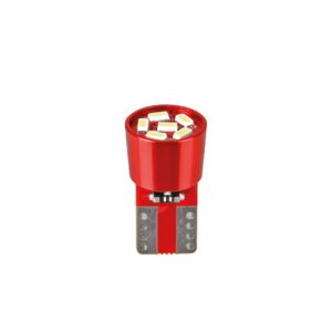 Lampa T10 W5W 24V W2,1x9,5d 36lm 6SMD LED ΚΟΚΚΙΝΟ (ΚΑΡΦΩΤΟ-ΔΙΠΛΗΣ ΠΟΛΙΚΟΤΗΤΑΣ CAN-BUS) 2ΤΕΜ.