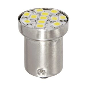 Lampa R5W BA15s 24/28V 120LM 12SMD LED x 1 CHIPS HYPER LED ΛΕΥΚΑ 20TEM.