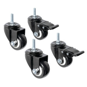 Lampa ΡΟΔΑΚΙΑ ΓΙΑ ΣΤΑΝΤ (2 ΑΠΛΑ/2 ΜΕ ΦΡΕΝΟ) 75mm 35kg /ΑΝΑ ΡΟΔΑ 4 ΤΕΜ. (L9942.1)