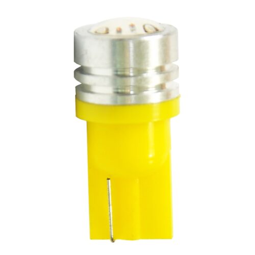 M-Tech T10 W5W 12V W2,1×9,5d LED 1xHP ΚΙΤΡΙΝΟ (ΚΑΡΦΩΤΟ ΑΚΑΛΥΚΟ) BLISTER 2ΤΕΜ. M-TECH