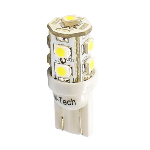 M-Tech T10 W5W 12V W2,1×9,5d LED 9xSMD3528 ΛΕΥΚΟ (ΚΑΡΦΩΤΟ ΑΚΑΛΥΚΟ) BLISTER 2ΤΕΜ. M-TECH