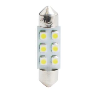 M-Tech ΛΑΜΠΑΚΙΑ ΠΛΑΦΟΝΙΕΡΑΣ C5W/C10W 12V 0,48W SV8,5 36mm LED 6xSMD3528 ΠΡΑΣΙΝΟ BLISTER 2ΤΕΜ. M-TECH