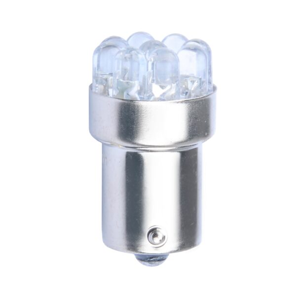M-Tech R5W/R10W 12V BA15s LED 9xSMD3014 ΚΟΚΚΙΝΟ (ΜΟΝΟΠΟΛΙΚΟ) BLISTER 2ΤΕΜ. M-TECH