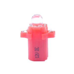 M-Tech BAX 12V B8,3d 0,2W LED 1xFLUX 5mm ΚΟΚΚΙΝΟ BLISTER M-TECH - 2 ΤΕΜ.