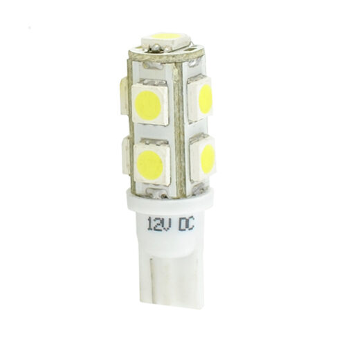 M-Tech T10 W5W 12V W2,1×9,5d LED 9xSMD5050 ΛΕΥΚΟ (ΚΑΡΦΩΤΟ ΑΚΑΛΥΚΟ) BLISTER 2ΤΕΜ. M-TECH