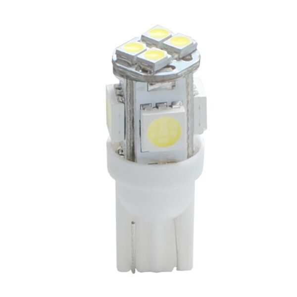 M-Tech T10 W5W 12V W2,1x9,5d LED 4xSMD5050+4xSMD3528 ΛΕΥΚΟ (ΚΑΡΦΩΤΟ ΑΚΑΛΥΚΟ) BLISTER 2ΤΕΜ. M-TECH