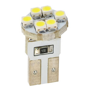 M-Tech T10 W5W 12V W2,1x9,5d LED 6xSMD3528 ΛΕΥΚΟ (ΚΑΡΦΩΤΟ ΑΚΑΛΥΚΟ) BLISTER 2ΤΕΜ. M-TECH