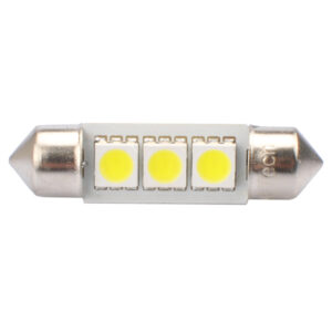 M-Tech ΛΑΜΠΑΚΙΑ ΠΛΑΦΟΝΙΕΡΑΣ C5W/C10W 12V 0,72W SV8,5 36mm CAN-BUS LED 3xSMD5050 PREMIUM ΛΕΥΚΟ BLISTER 2ΤΕΜ