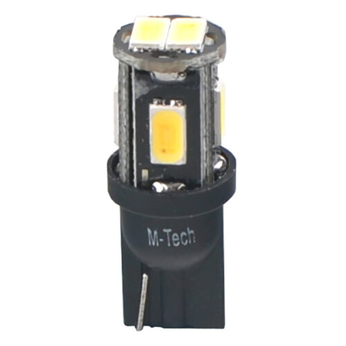 M-Tech T10 W5W 12V W2.1×9.5d 1,5W 4xHP LED ΛΕΥΚΟ CAN-BUS BLISTER 2ΤΕΜ. M-TECH