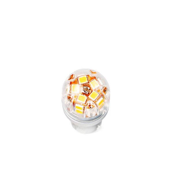 M-Tech ΛΑΜΠΑΚΙ PY21W 12/24V 21W BAU15s 15x2835SMD 210lm ΜΟΝΟΠΟΛΙΚΟ ΠΑΡΑΚΕΝΤΡΟ CAN-BUS PLATINUM ΠΟΡΤΟΚΑΛΙ - 1 ΤΕΜ. - Image 3