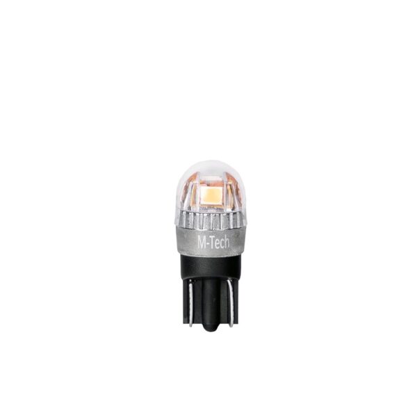 M-Tech ΛΑΜΠΑΚΙΑ T10 W5W W2.1x9.5d 12/24V 1,4W 65lm 5x2835SMD LED 5700K ΠΟΡΤΟΚΑΛΙ BLISTER 2 ΤΕΜ. - Image 2