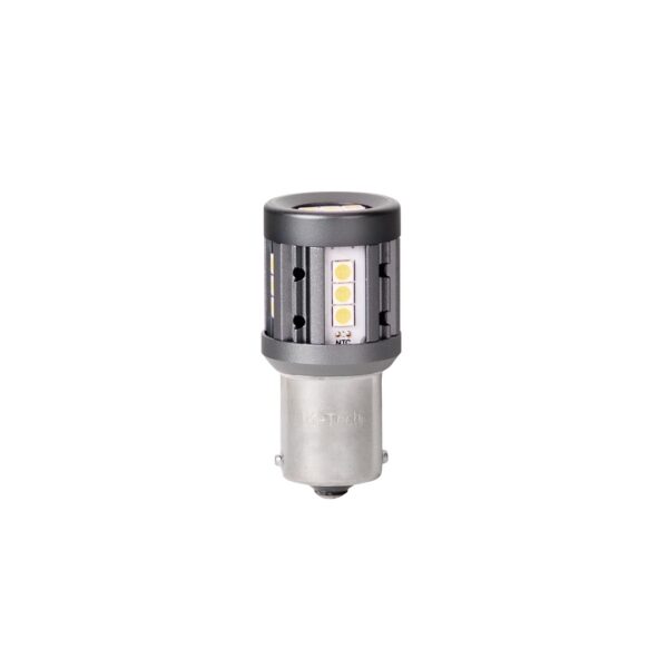 M-Tech ΛΑΜΠΑΚΙ P21W 12/24V 1156 BA15s 600lm 4W 15x3030SMD LED CAN-BUS ΛΕΥΚΟ PLATINIUM BLISTER M-TECH - 1 ΤΕΜ. - Image 2