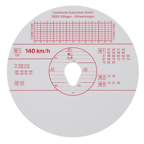 Lampa ΤΑΧΟΓΡΑΦΟΙ KIENZLE VDO 140km/h 100ΤΕΜ
