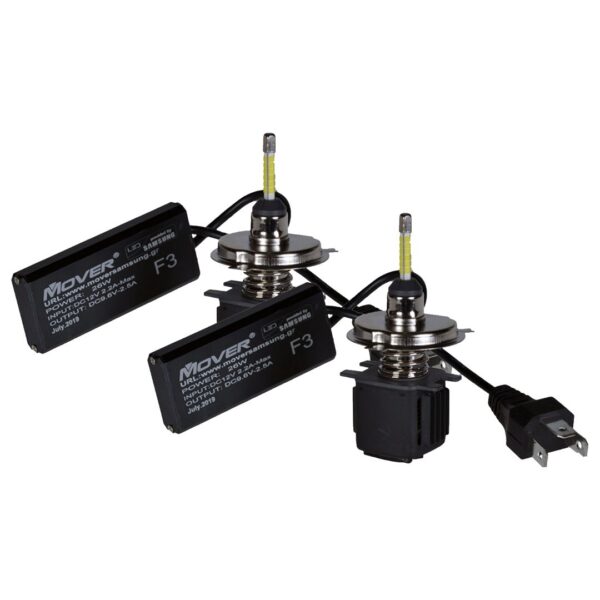 Samsung H4 12V 2x26W 6500K 5200lm 18 LED KIT ΣΕΙΡΑ F3 SAMSUNG ΜΕ ΨΥΚΤΡΑ ΚΑΙ ΥΓΡΟ ΚΛΕΙΣΤΟΥ ΚΥΚΛΩΜΑΤΟΣ - 2 ΤΕΜ. - Image 2