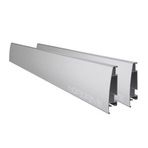 Nordrive ΤΡΑΒΕΡΣΕΣ ΑΛΟΥΜΙΝΙΟΥ ΠΛΑΙΝΕΣ ΜΗΚΟΣ 150CM ΥΨΟΣ 12CM ΓΙΑ ΣΥΣΤΗΜΑ KARGO RACK ΣΕΤ 2 ΤΕΜ.