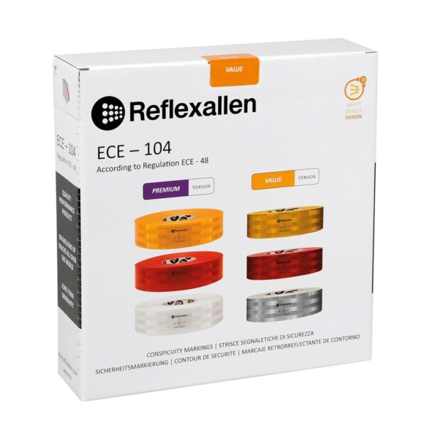 Lampa ΤΑΙΝΙΑ ΑΝΑΚΛΑΣΤΙΚΗ ΚΙΤΡΙΝΗ ΑΥΤΟΚΟΛΛΗΤΗ REFLEXALLEN VALUE VERSION 50mmX50m - Image 3