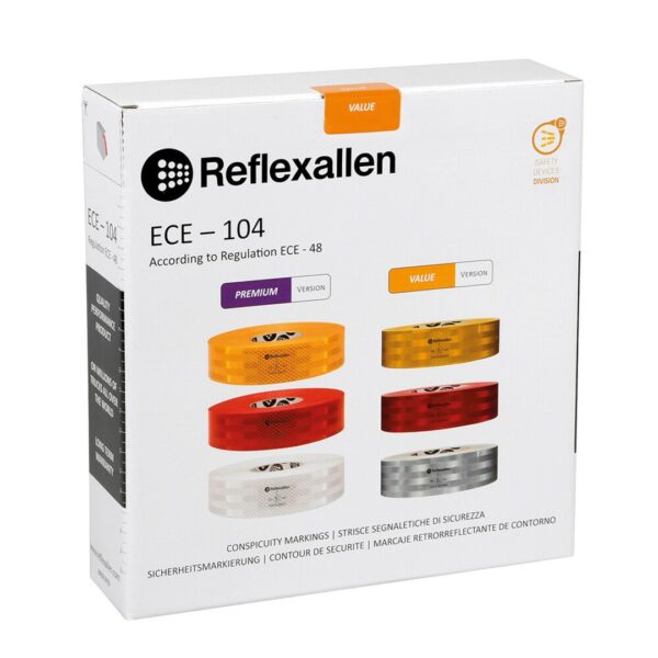 Lampa ΤΑΙΝΙΑ ΑΝΑΚΛΑΣΤΙΚΗ ΚΙΤΡΙΝΗ ΑΥΤΟΚΟΛΛΗΤΗ REFLEXALLEN VALUE VERSION 50mmX12,5m - Image 2