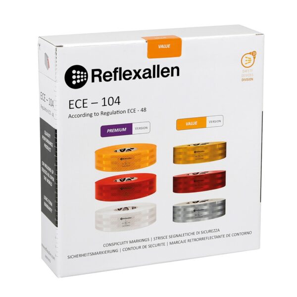 Lampa ΤΑΙΝΙΑ ΑΝΑΚΛΑΣΤΙΚΗ ΛΕΥΚΗ ΑΥΤΟΚΟΛΛΗΤΗ REFLEXALLEN VALUE VERSION (50mm x 50m) - Image 2
